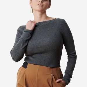 Aday Branch Out Top in charcoal